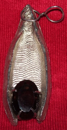Cuttlefish/ topaz pendant